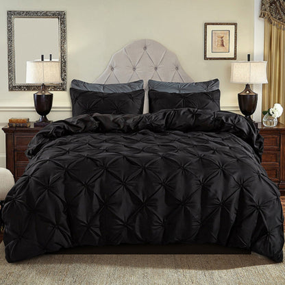 Luxurious Pleated Duvet Cover Set for Ultimate Comfort