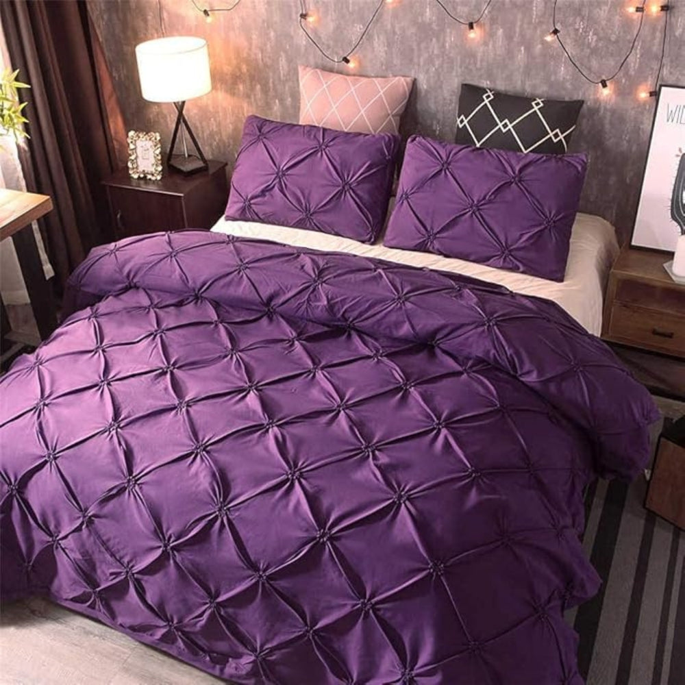 Luxurious Pleated Duvet Cover Set for Ultimate Comfort