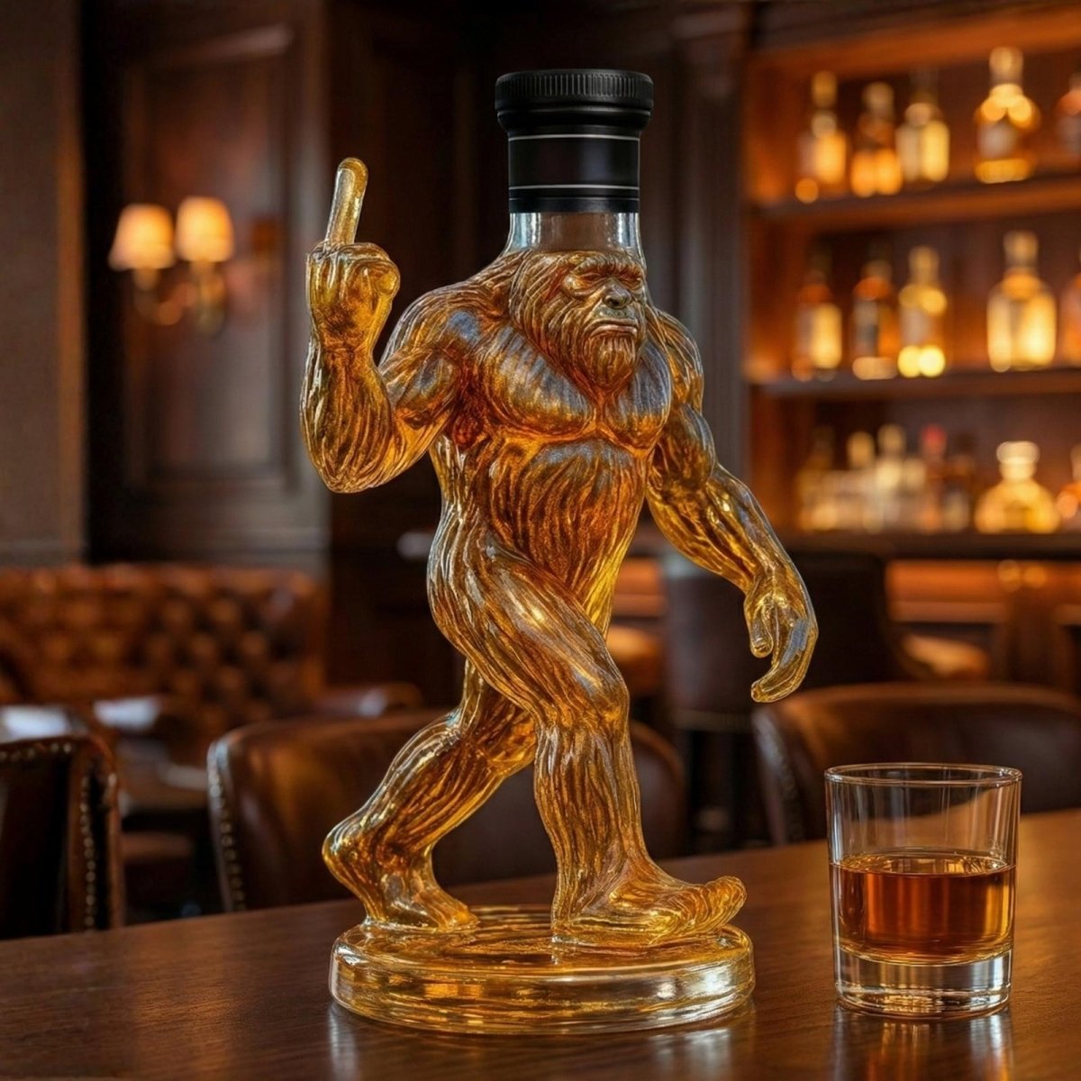 Elegant Glass Mythical Creature Spirits Decanter