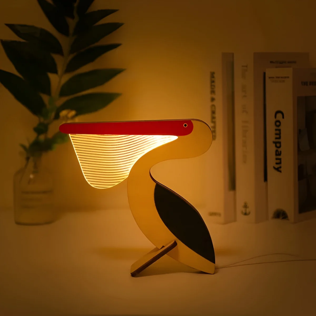 Charming Nature-Inspired LED Table Lamp for Every Space