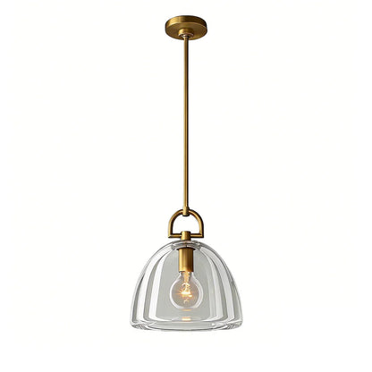 Elegant Glass Dome Pendant Light for Modern Kitchens