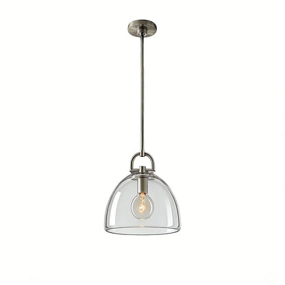 Elegant Glass Dome Pendant Light for Modern Kitchens
