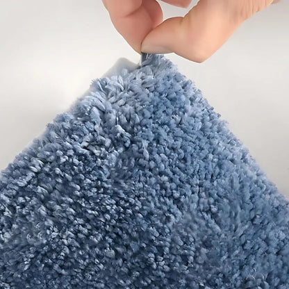 Comfortable Water-Resistant Bath Rug with Wave Design
