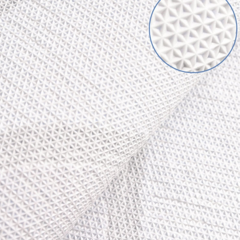 Comfortable Water-Resistant Bath Rug with Wave Design