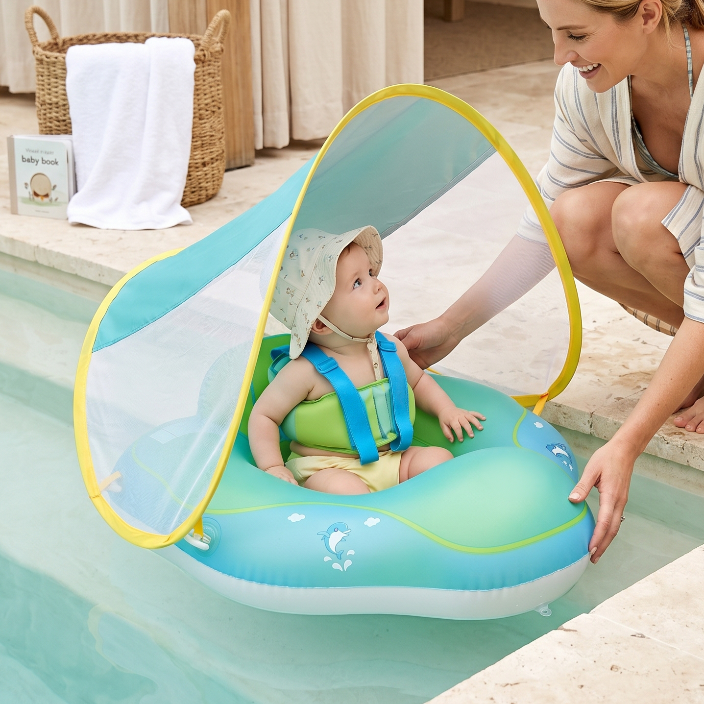Infant Swim Float Seat for Pool and Water Fun
