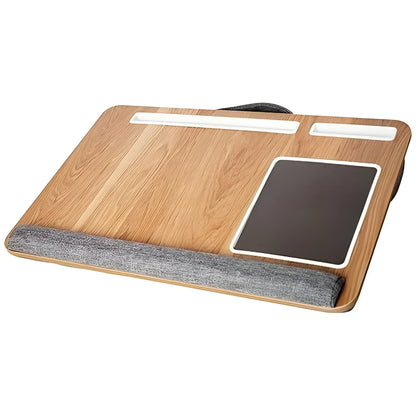 Lap Desk with Pillow Cushion Made of Bamboo