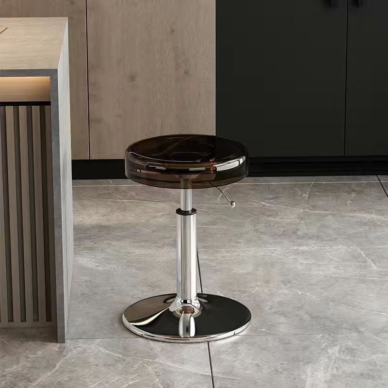 Versatile Adjustable Dining Chair | Stylish Acrylic & Steel Stool