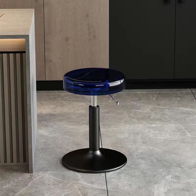 Versatile Adjustable Dining Chair | Stylish Acrylic & Steel Stool