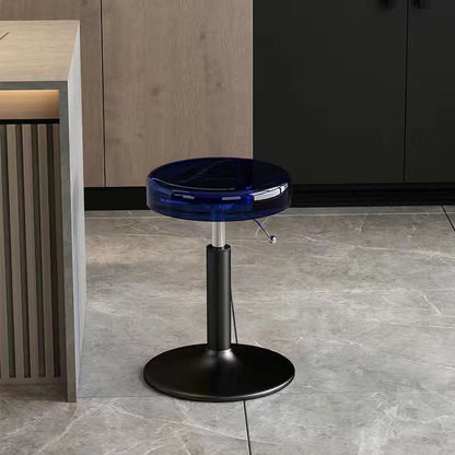 Versatile Adjustable Dining Chair | Stylish Acrylic & Steel Stool