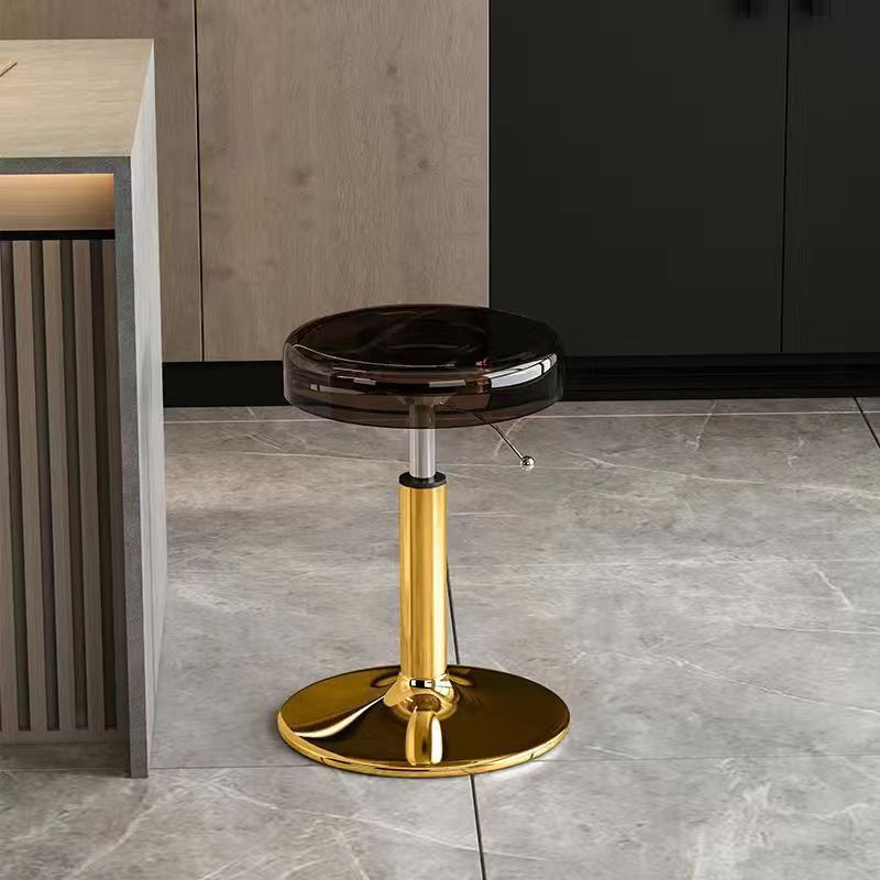 Versatile Adjustable Dining Chair | Stylish Acrylic & Steel Stool