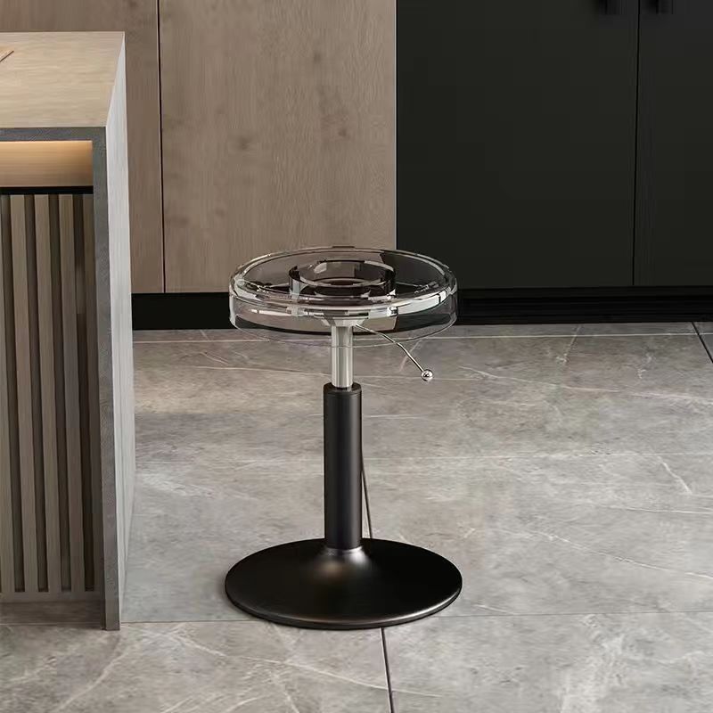 Versatile Adjustable Dining Chair | Stylish Acrylic & Steel Stool
