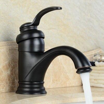 Elegant Water-Saving Bathroom Faucet in Vintage Brass Finish