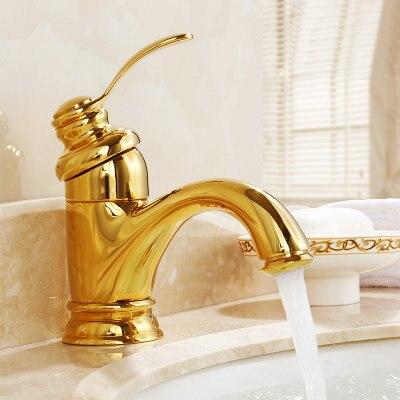 Elegant Water-Saving Bathroom Faucet in Vintage Brass Finish