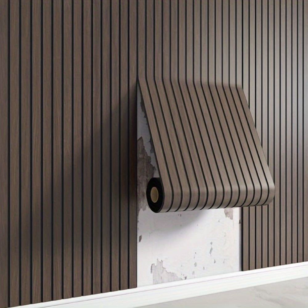 Peel-and-Stick 3D Faux Wood Wall Panels for Stylish Interiors