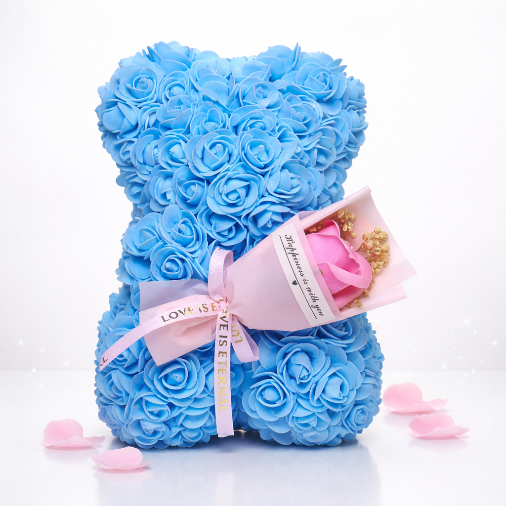 Charming Floral Bear for Home Decoration - Perfect Gift
