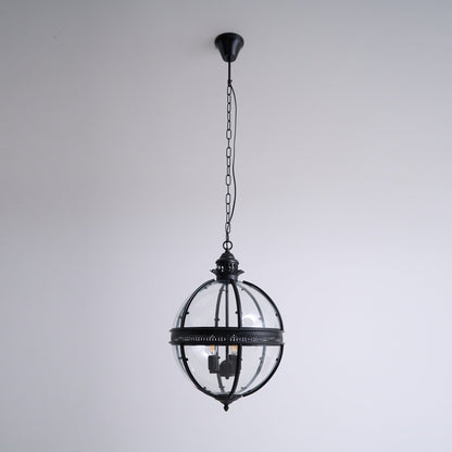 Vintage-Inspired Globe Pendant Light Fixture