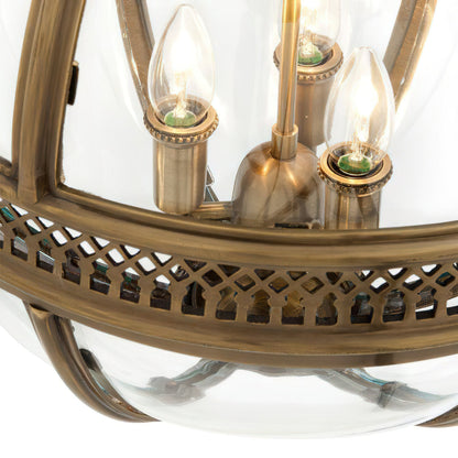 Vintage-Inspired Globe Pendant Light Fixture