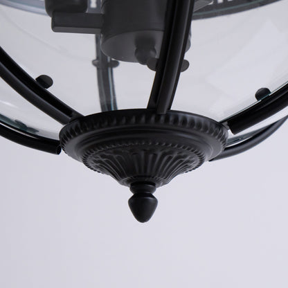 Vintage-Inspired Globe Pendant Light Fixture