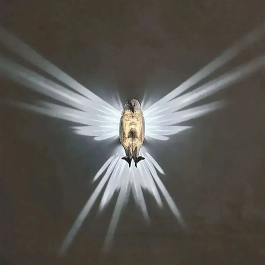 Artistic Avian LED Wall Light – 3D Illumination Design