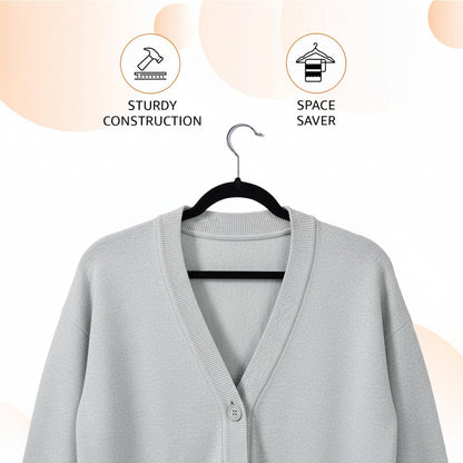Elegant Velvet Slim Hangers for Optimal Closet Space – Pack of 10