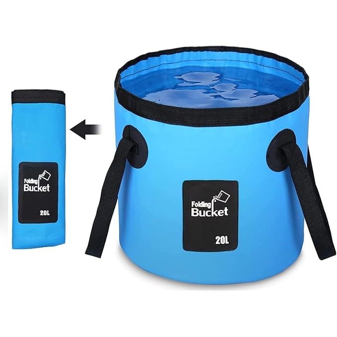 Compact Rechargeable Outdoor Shower System for Adventures