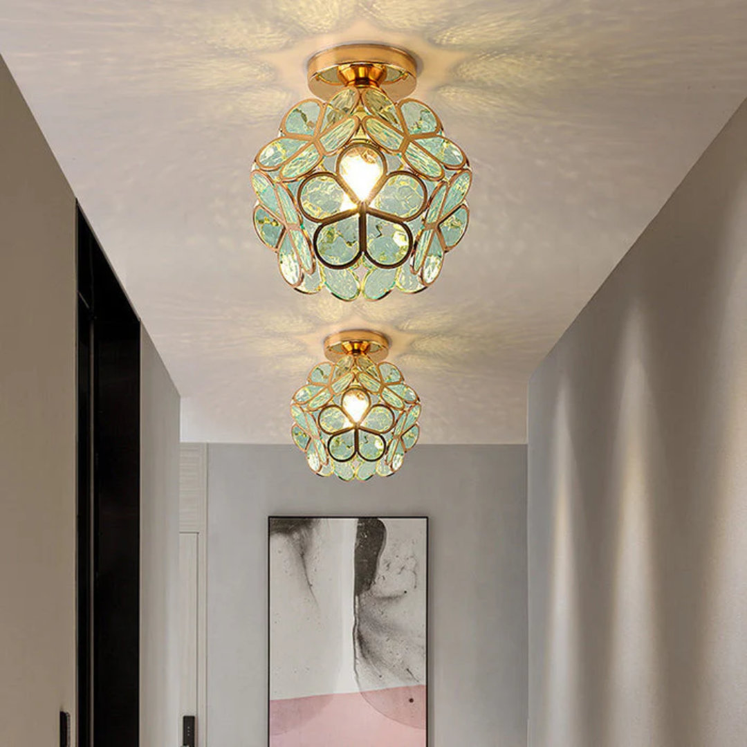 Charming Floral LED Ceiling Light for Cozy Spaces