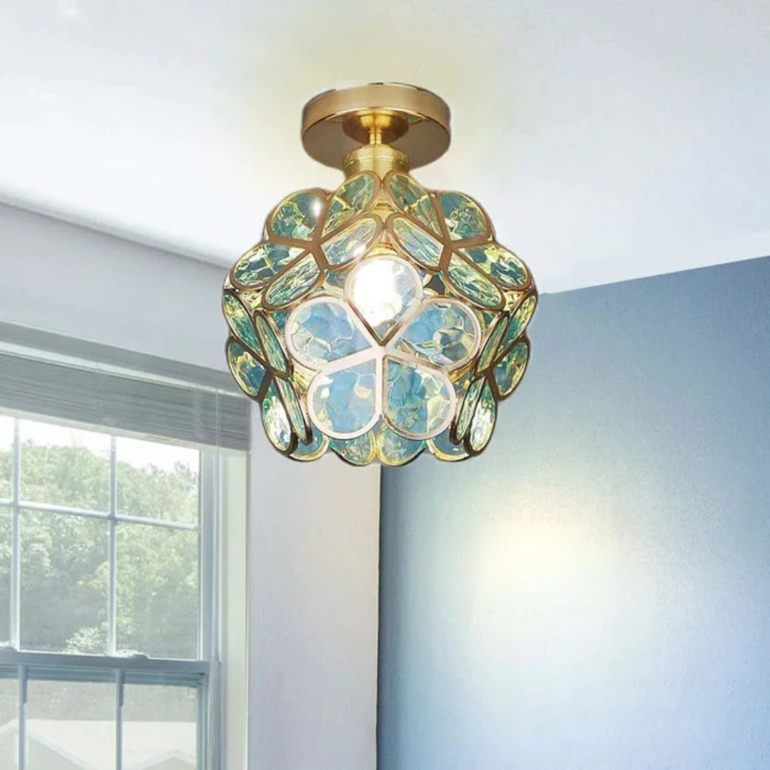 Charming Floral LED Ceiling Light for Cozy Spaces