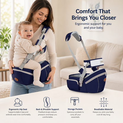 Infant Hip Carrier for Comfortable Baby Wearing