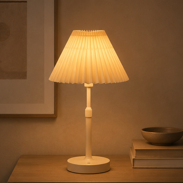 ElegantGlow Wireless LED Table Lamp - Dimmable & Adjustable