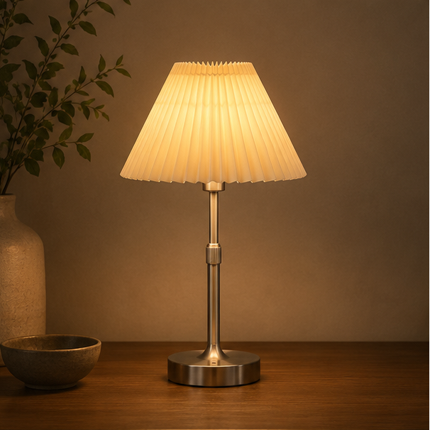 ElegantGlow Wireless LED Table Lamp - Dimmable & Adjustable