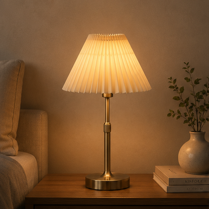 ElegantGlow Wireless LED Table Lamp - Dimmable & Adjustable