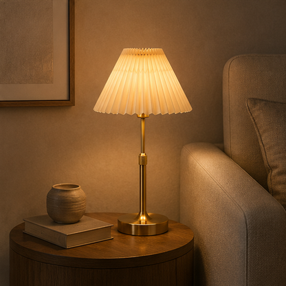 ElegantGlow Wireless LED Table Lamp - Dimmable & Adjustable