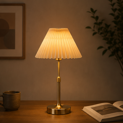 ElegantGlow Wireless LED Table Lamp - Dimmable & Adjustable