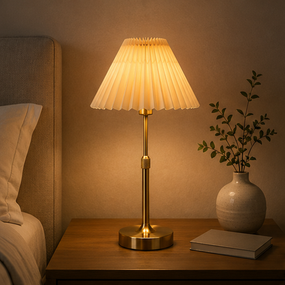 ElegantGlow Wireless LED Table Lamp - Dimmable & Adjustable
