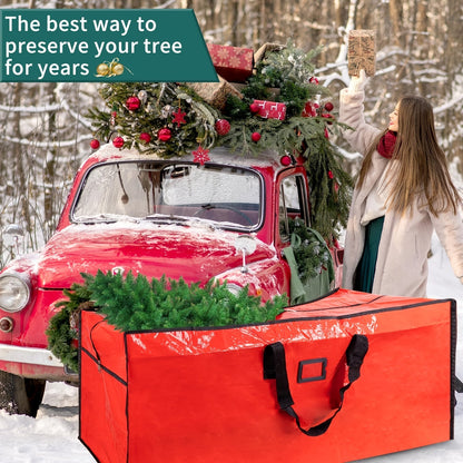 Durable Waterproof Organizer for Holiday Tree Storage