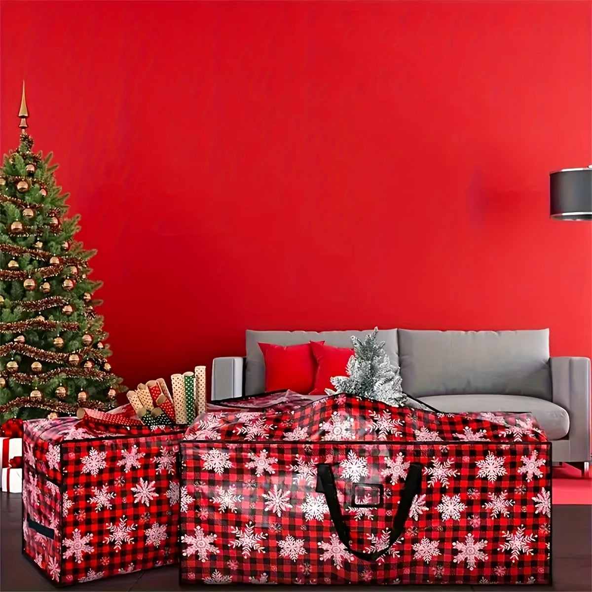 Durable Waterproof Organizer for Holiday Tree Storage