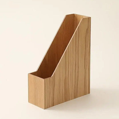 Stylish Wooden Magazine Holder for Home and Office