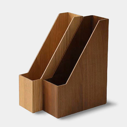 Stylish Wooden Magazine Holder for Home and Office