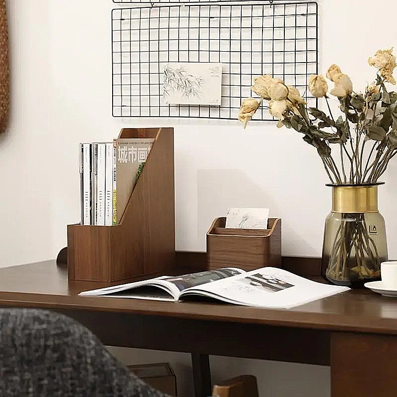 Stylish Wooden Magazine Holder for Home and Office