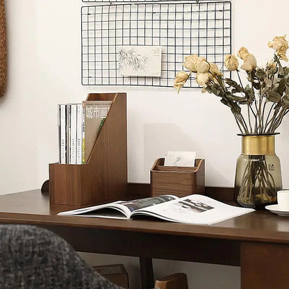 Stylish Wooden Magazine Holder for Home and Office