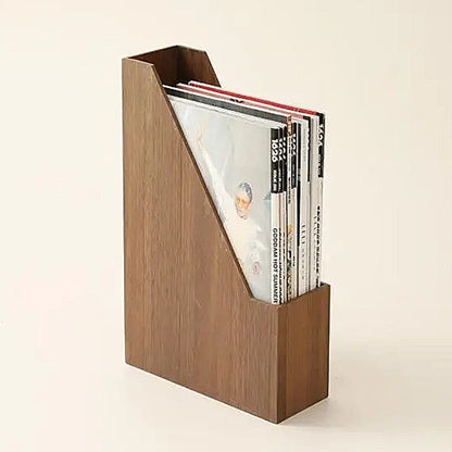 Stylish Wooden Magazine Holder for Home and Office