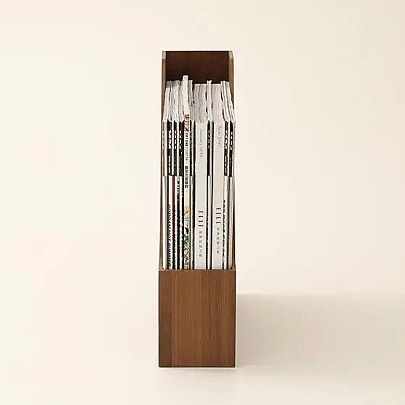 Stylish Wooden Magazine Holder for Home and Office