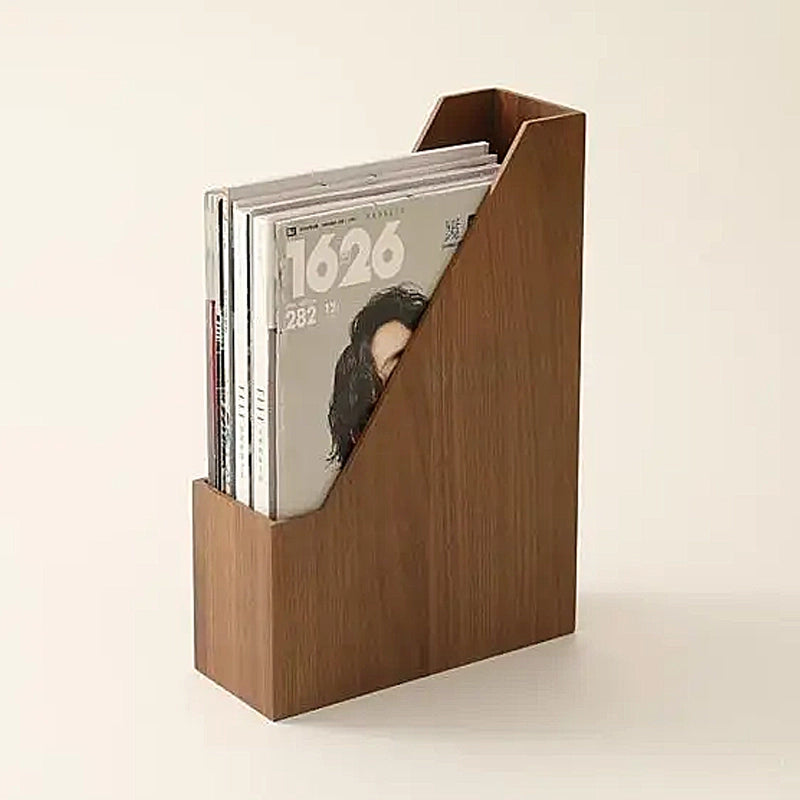 Stylish Wooden Magazine Holder for Home and Office