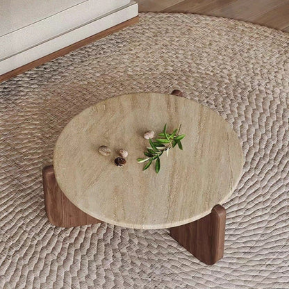 Sleek Contemporary Coffee Table with Sturdy Wood Frame