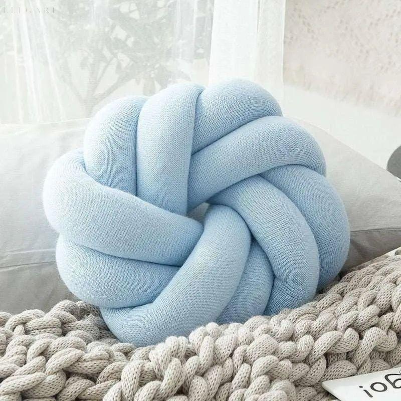 Charming Knotted Cotton Cushion for Ultimate Comfort