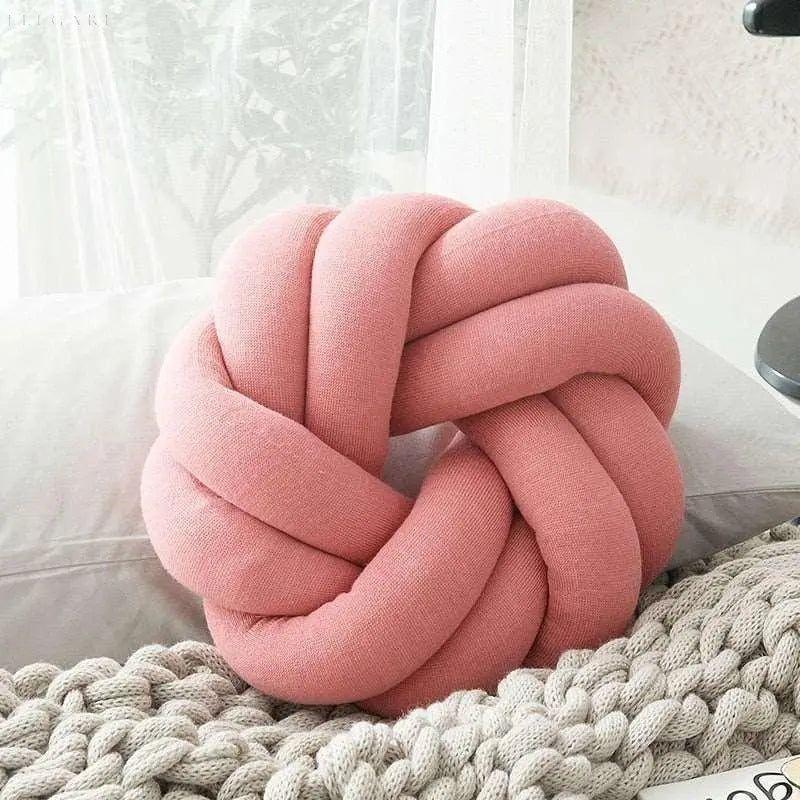 Charming Knotted Cotton Cushion for Ultimate Comfort