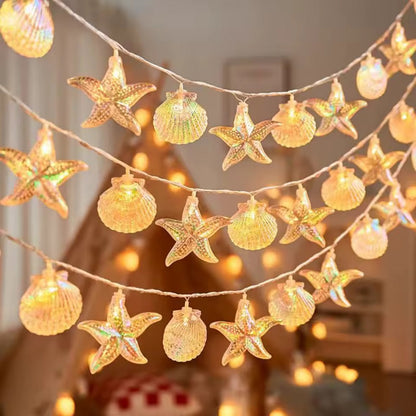 Coastal Glow LED String Lights for a Relaxing Ambiance