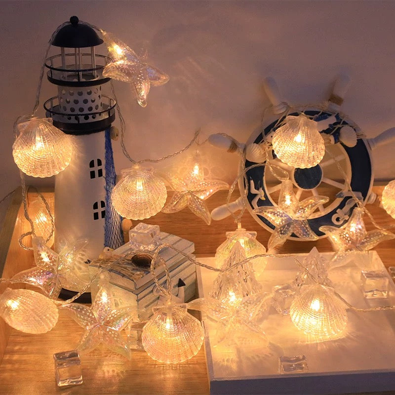 Coastal Glow LED String Lights for a Relaxing Ambiance