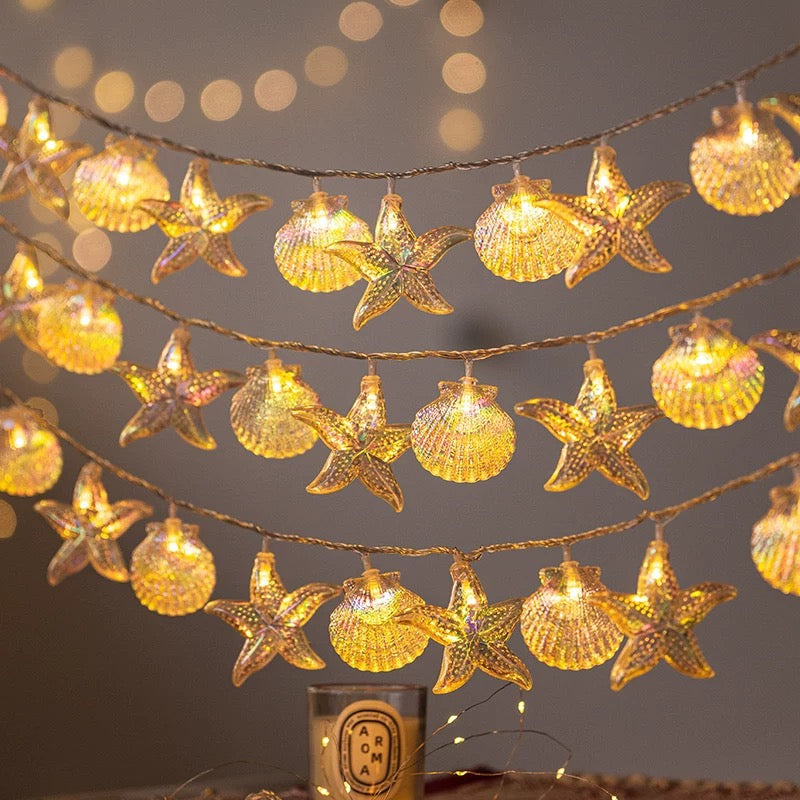 Coastal Glow LED String Lights for a Relaxing Ambiance