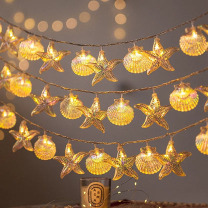 Coastal Glow LED String Lights for a Relaxing Ambiance
